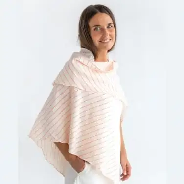Slub Jersey "Stripes Hazelnut" - Imagen 2