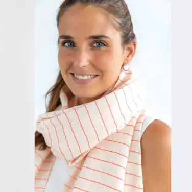 Slub Jersey "Stripes Hazelnut" - Imagen 3
