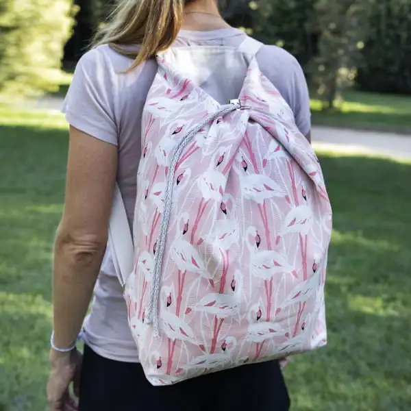 Canvas Ecru Flamingos - Imagen 2