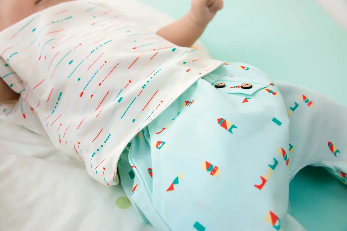Jersey (tela camiseta) MINI WOOD ROBOTS - Imagen 3