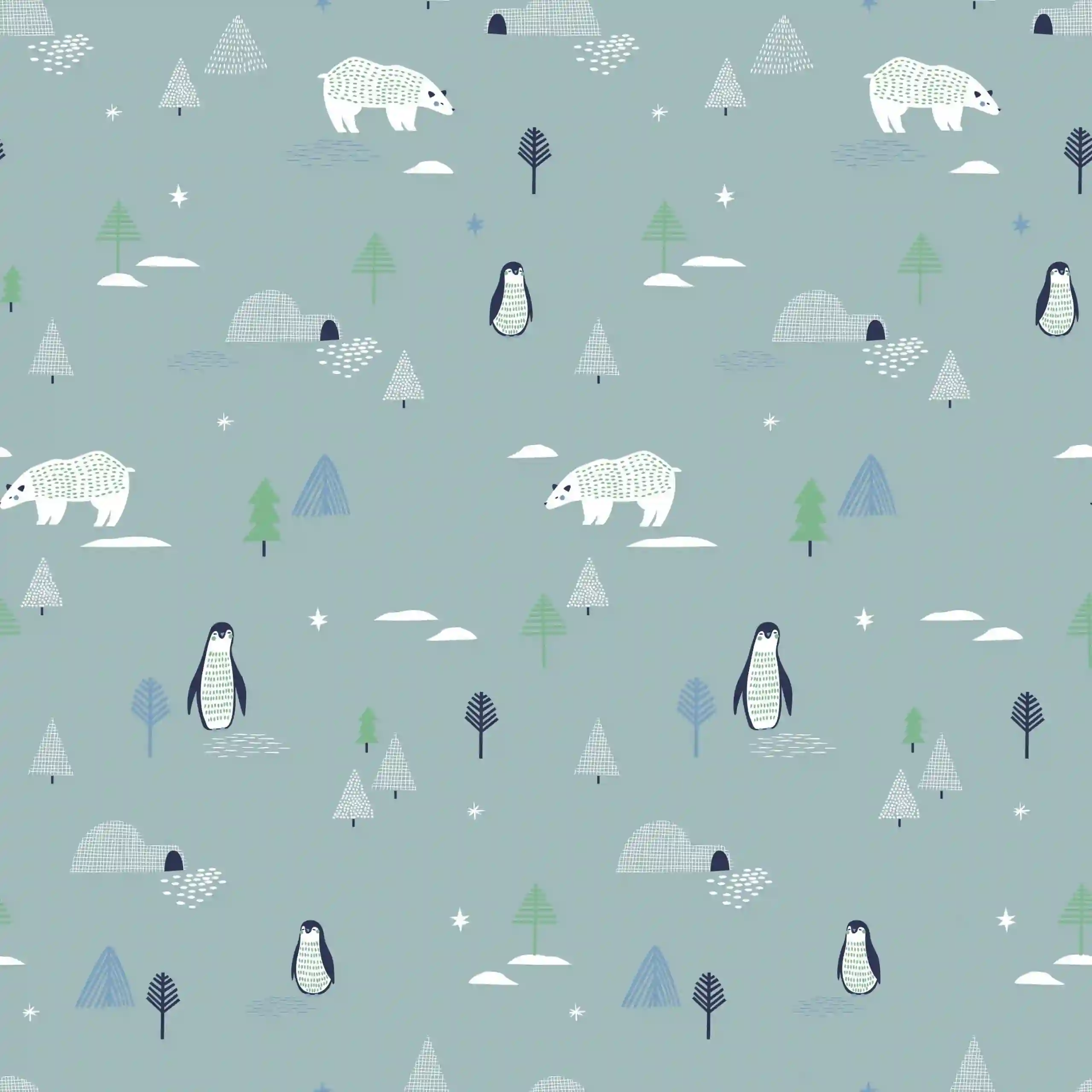 Popelin North Scape Penguins