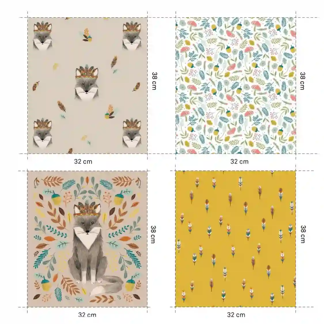 Panel Popelin Fox