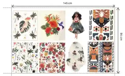 Panel de Popelin Polinesia