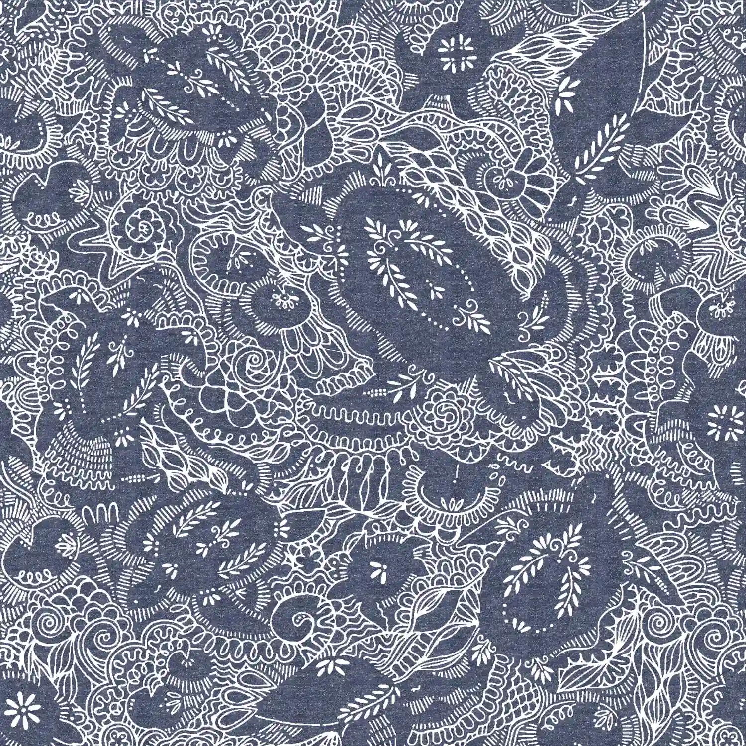 Popelin DENIM TURTLES