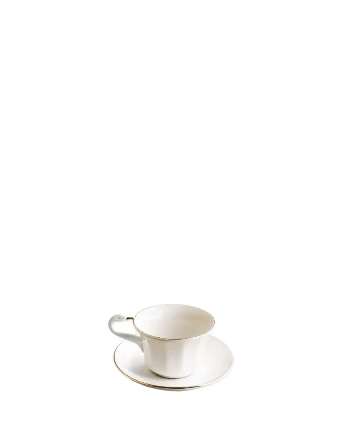 Cup of tea and saucer Odette by La Cartuja - Image 2