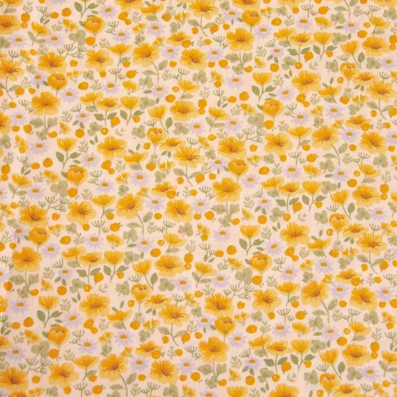 Papelin Light Yellow Flowers
