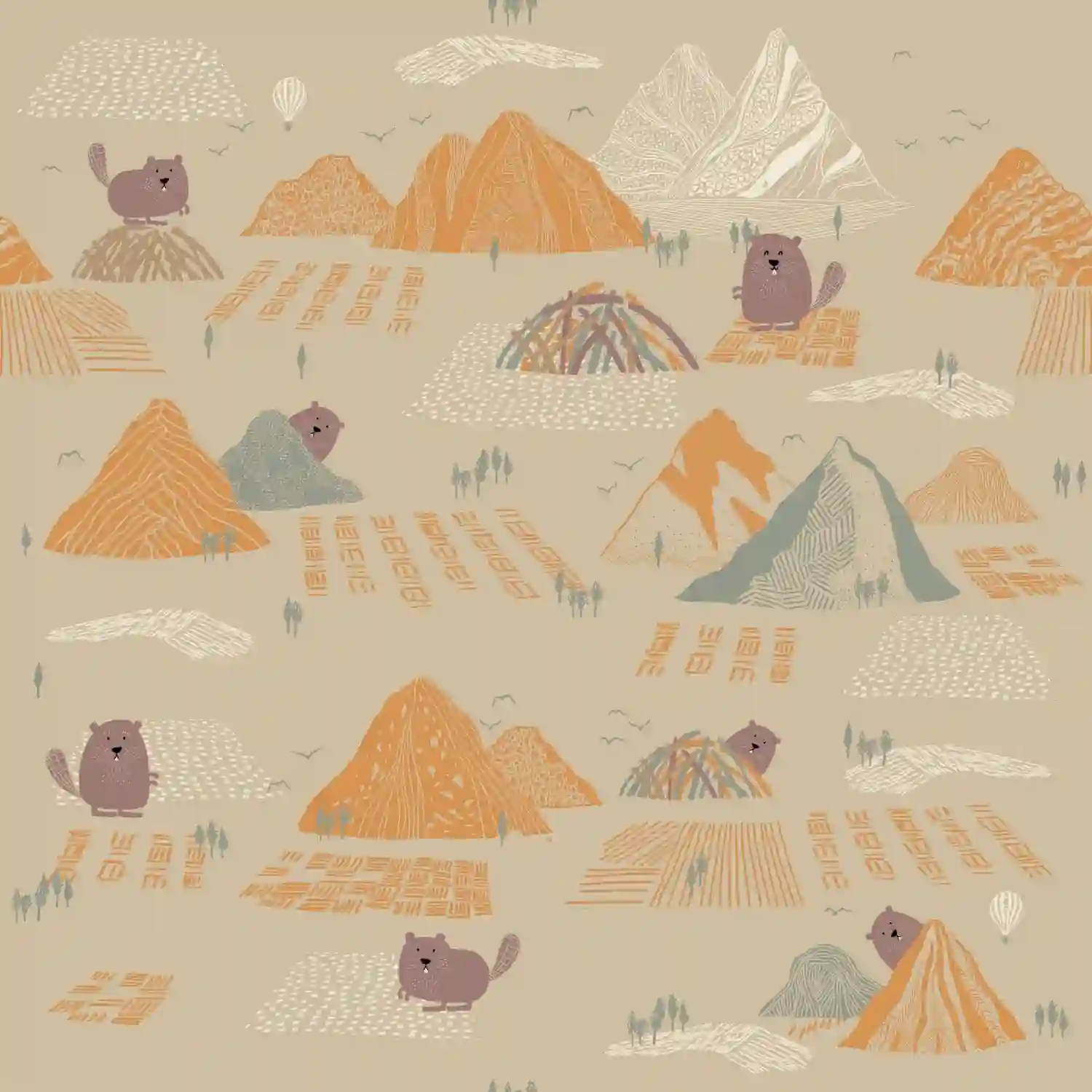 Soft Shell Beaver & Mountains