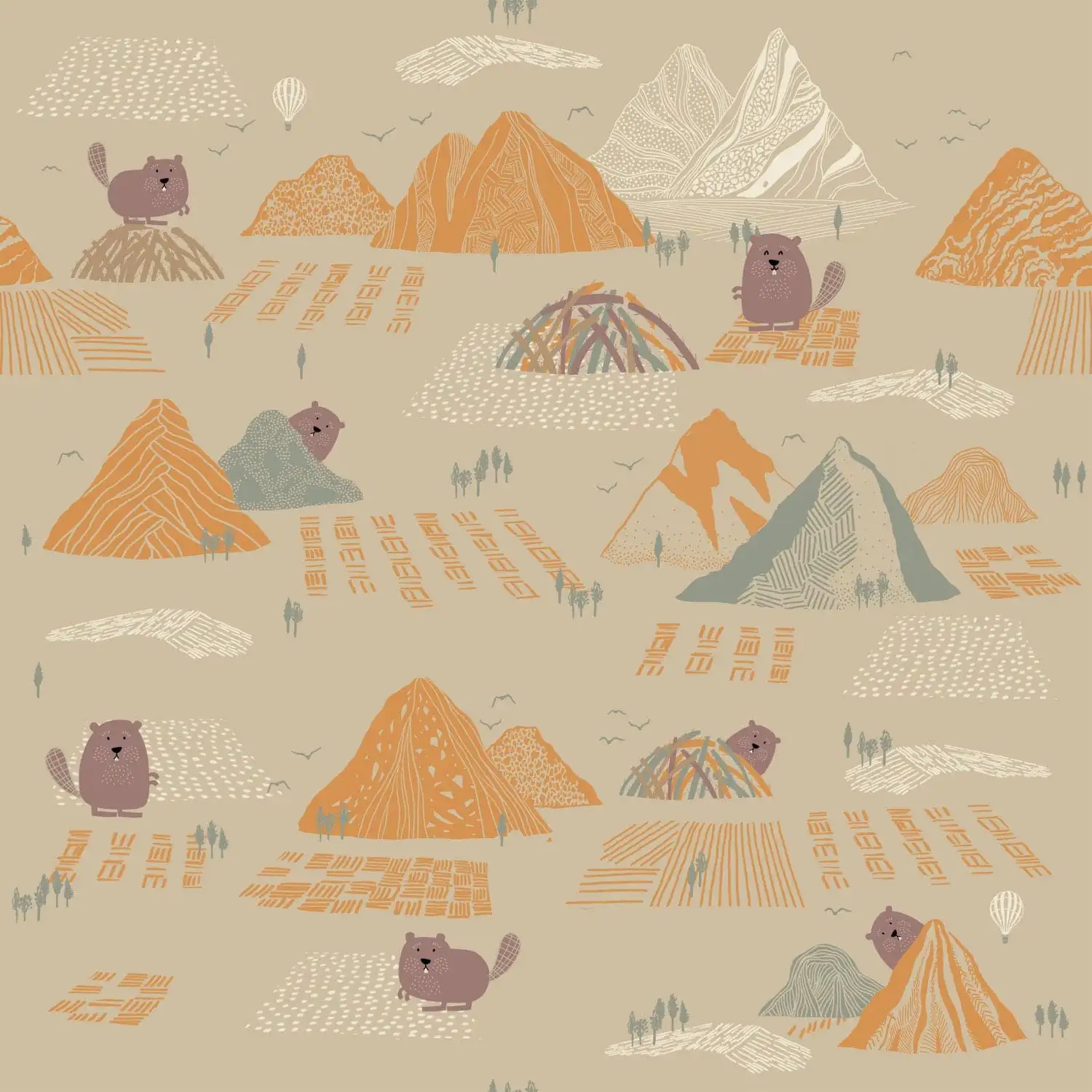 Soft Shell Beaver & Mountains