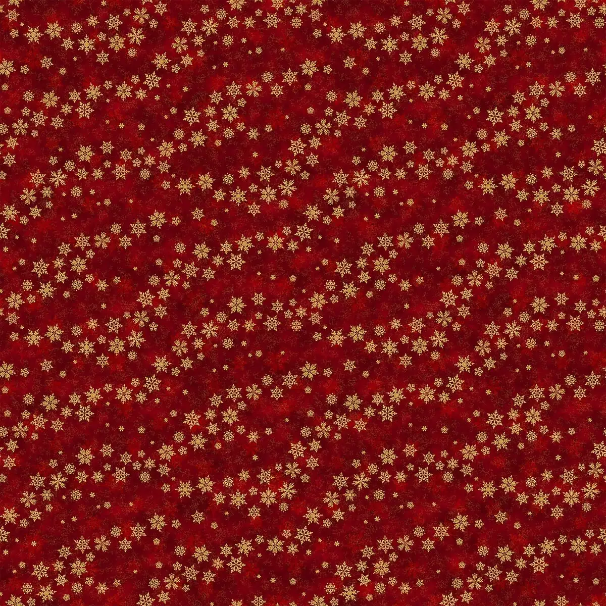 Shimmer Frost - Floating flakes - Dark and golden red
