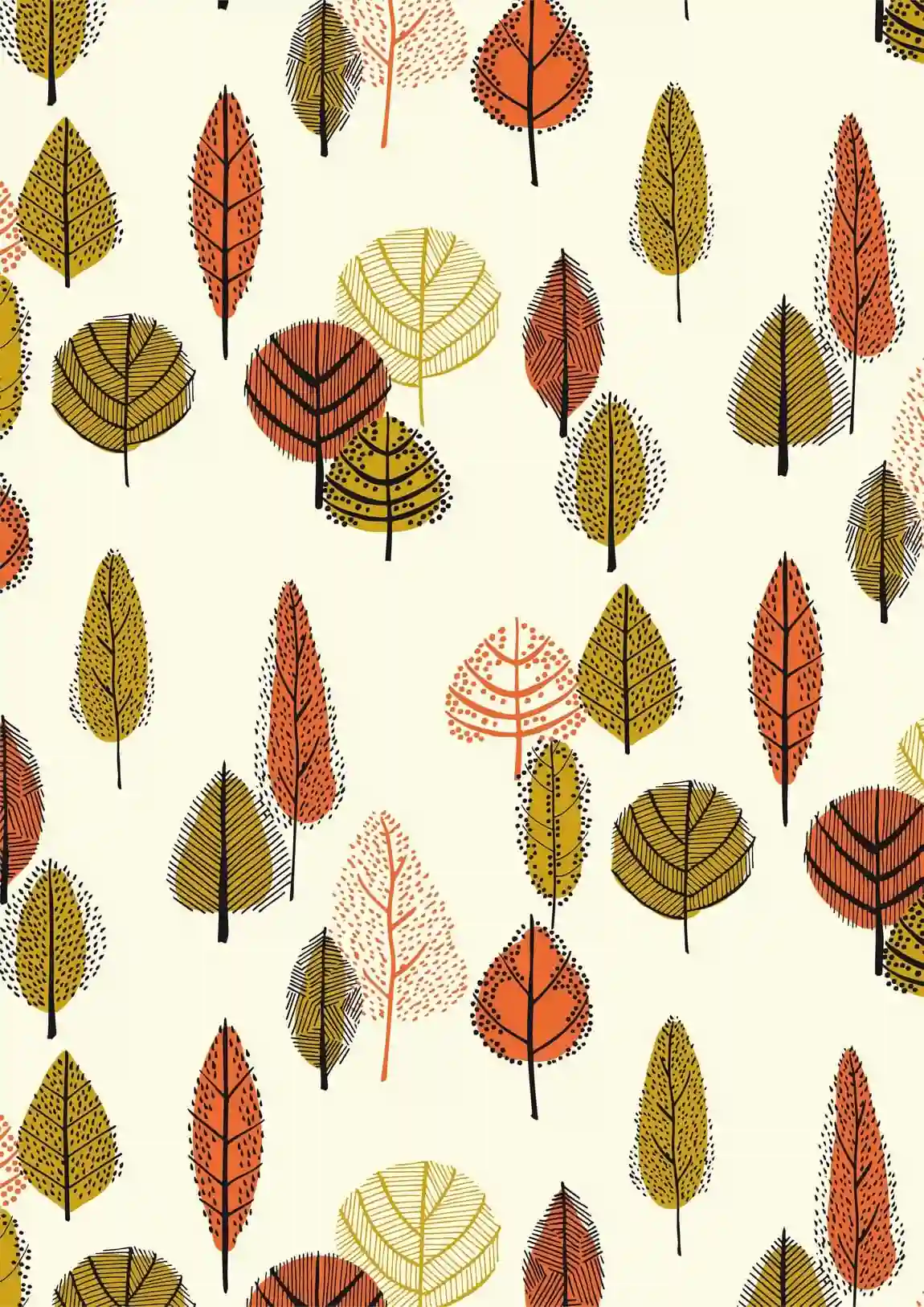 Canvas Gold GOLDEN LEAVES