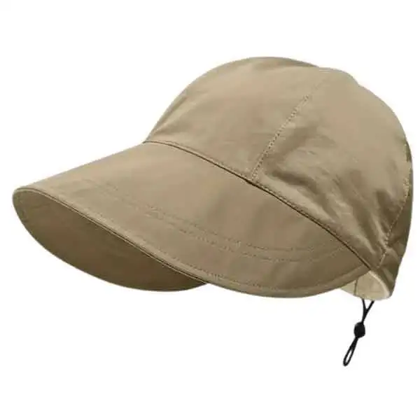 Wide visor hiking hat