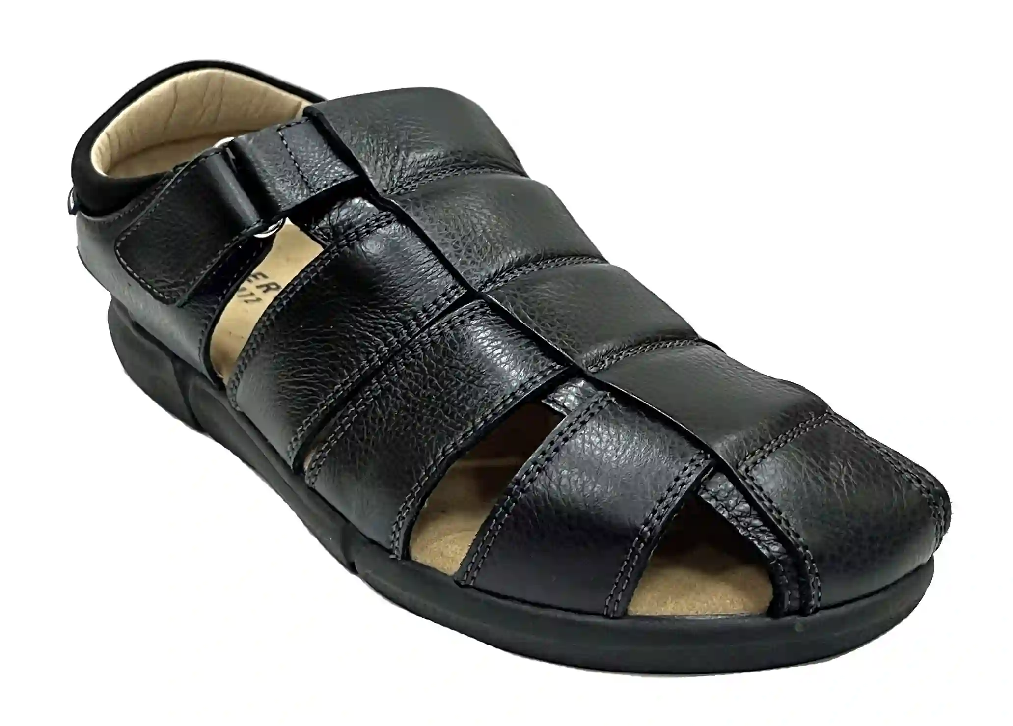 Baerchi 8402 Black Man Sandal