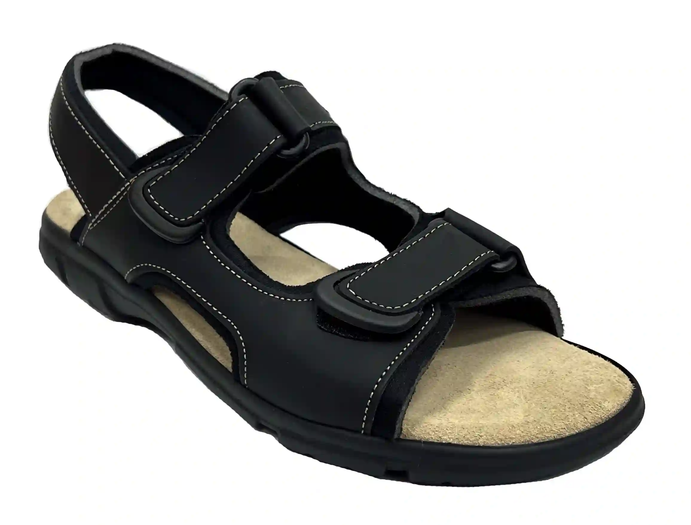 Fleximax 357 Black Sandalia Man