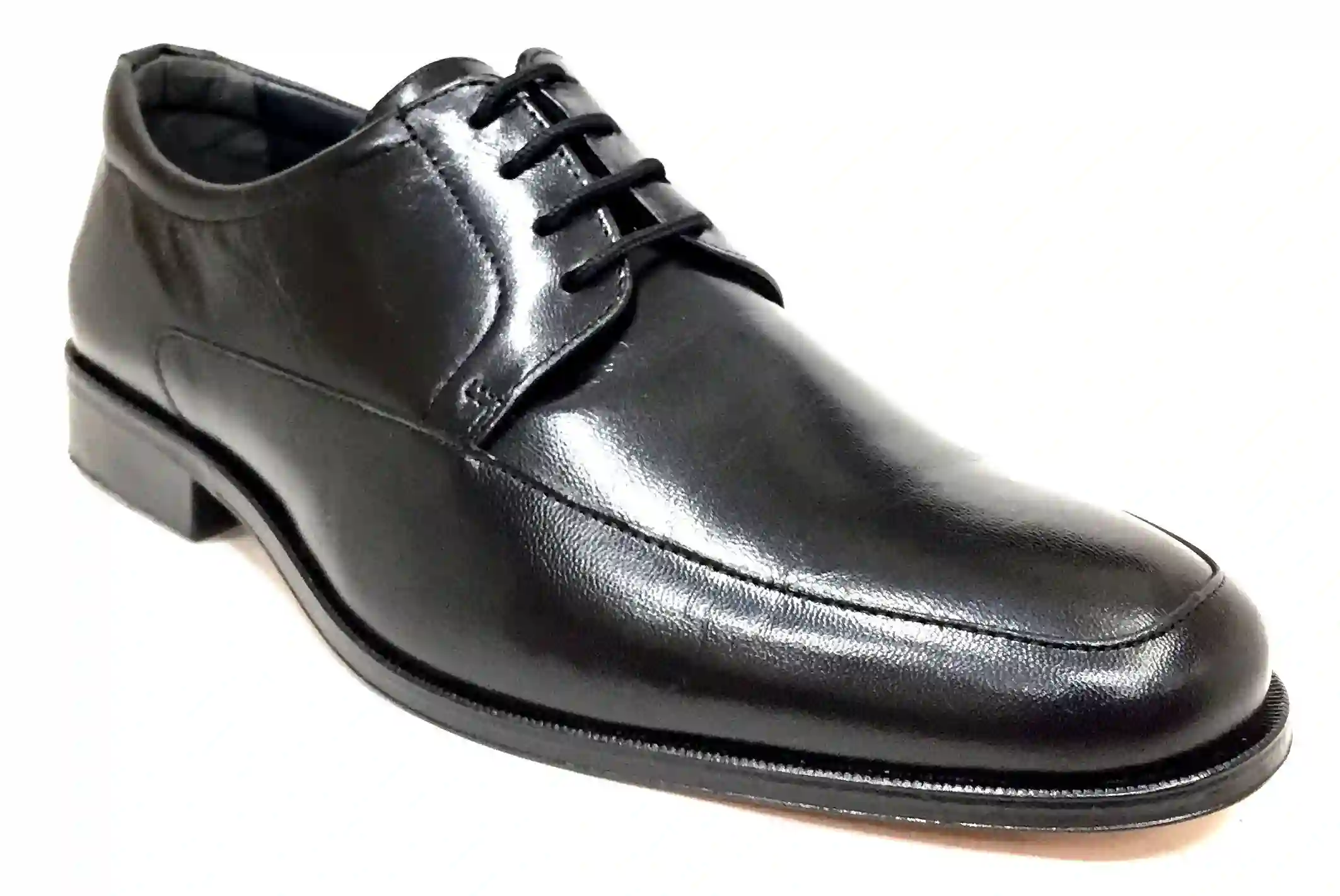 Baerchi 4681 Black Man Shoe Leather Sole