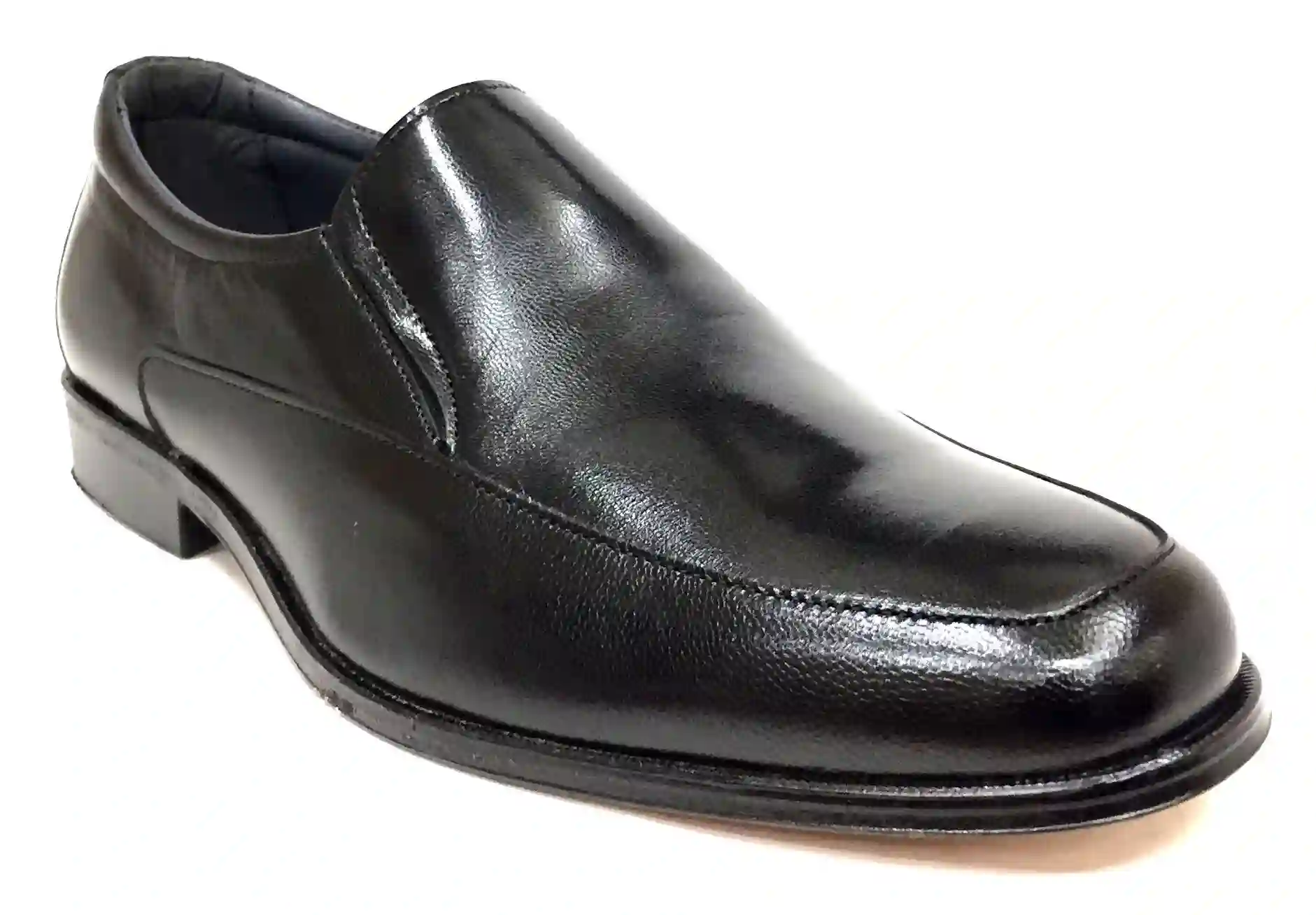 Baerchi 4682 Black Man Shoe Leather Sole