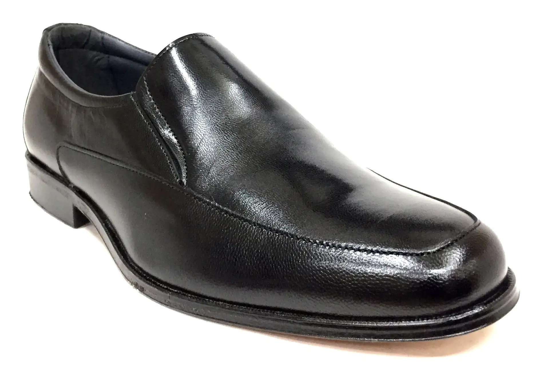 Baerchi 4682 Black Man Shoe Leather Sole