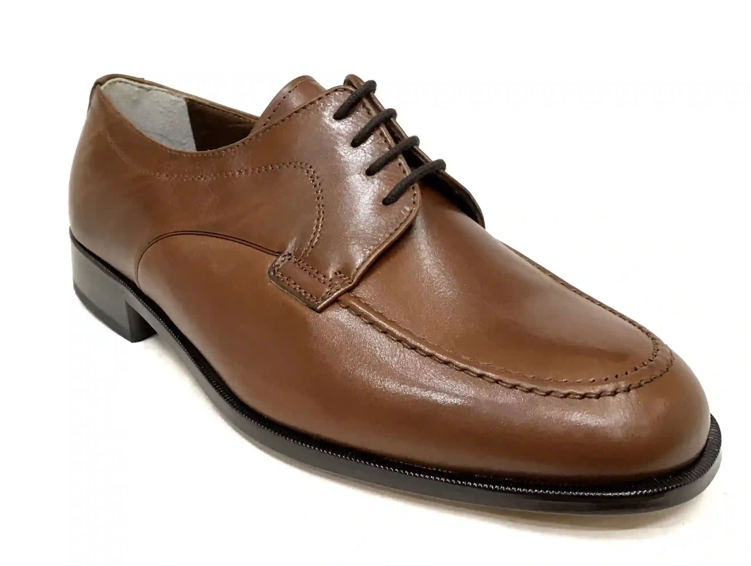 Milán 051 Marrón Cordones Ancho 13 Clásico Hombre