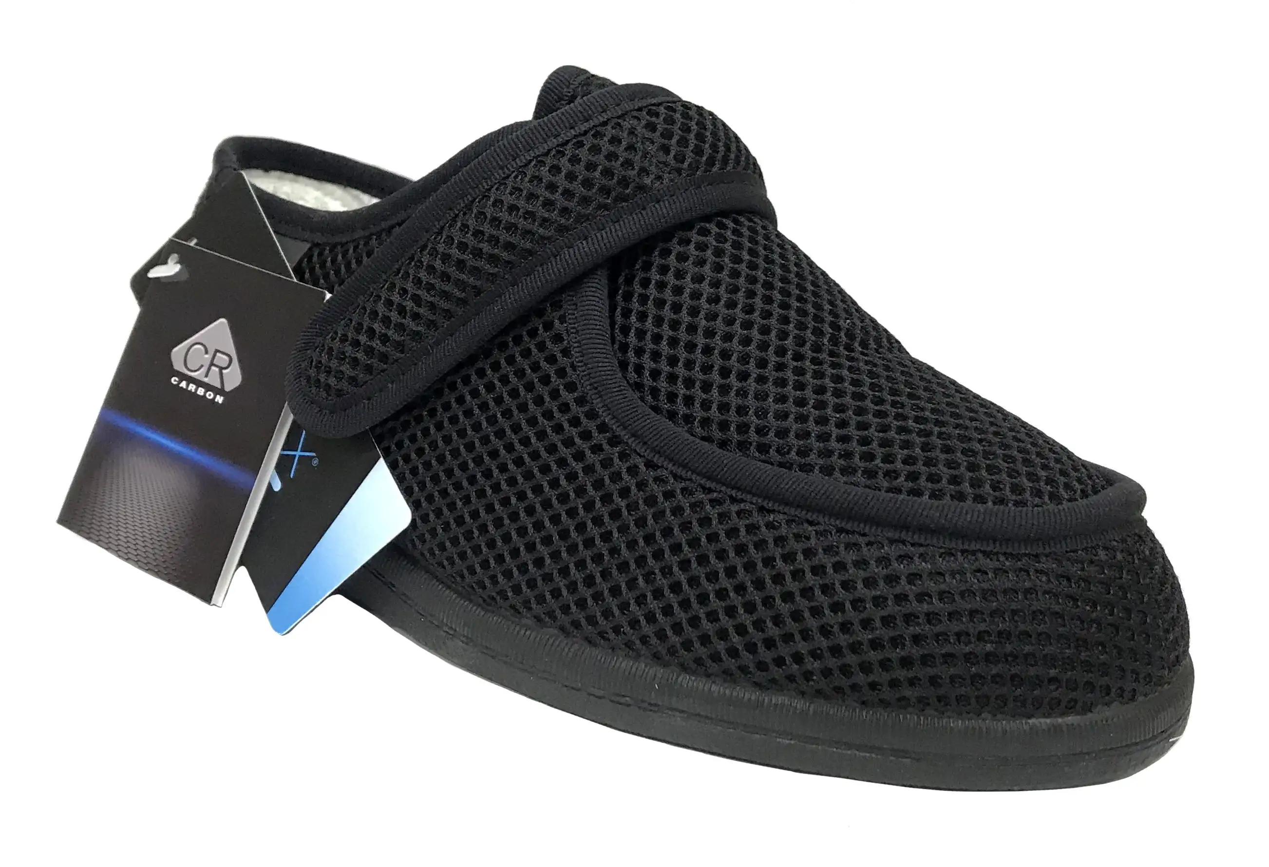 Celia Ruiz Walaby Black Grid Therapeutic shoes