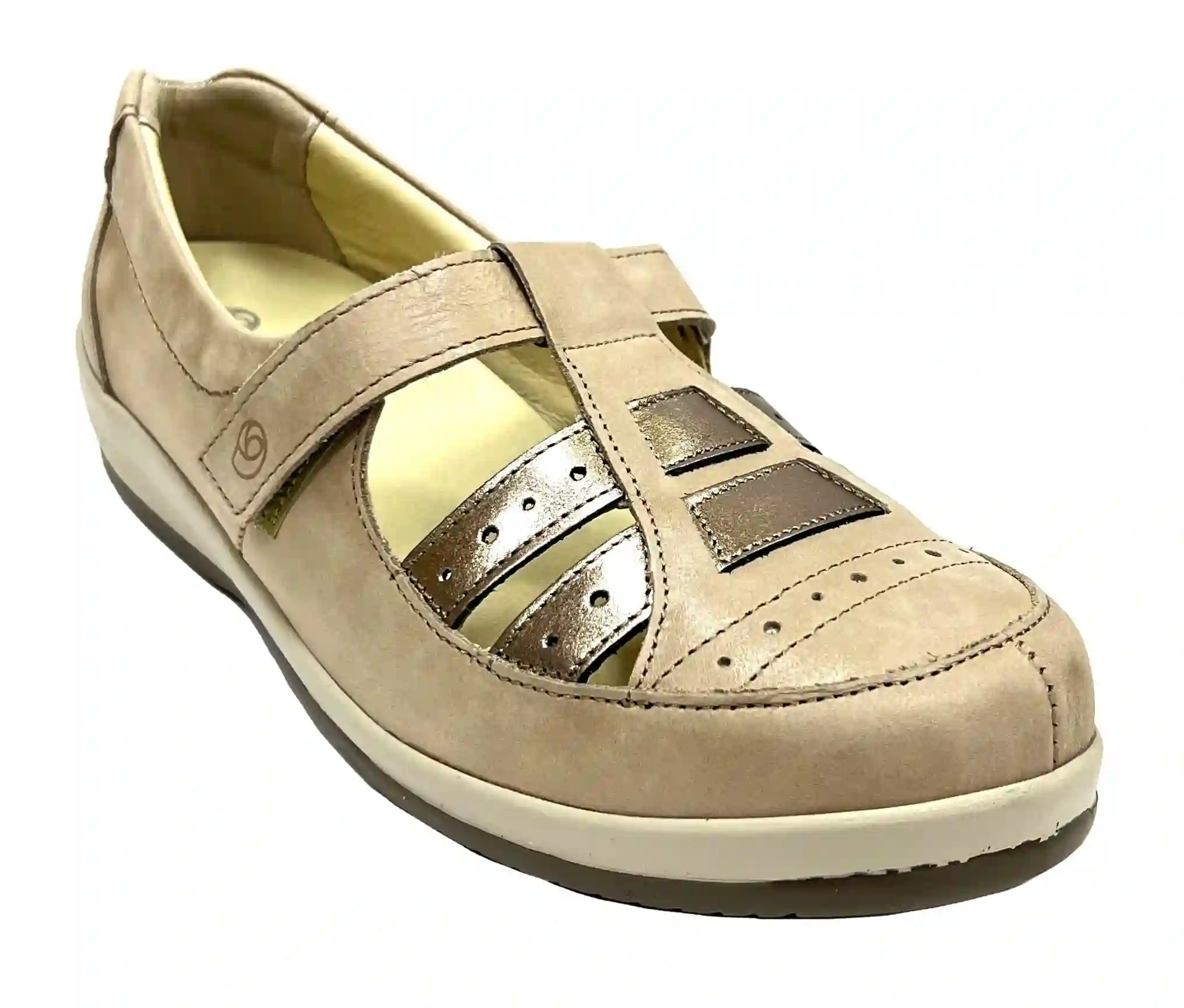 Soft 32 3105 Sandy Platino Woman shoe diabetic foot