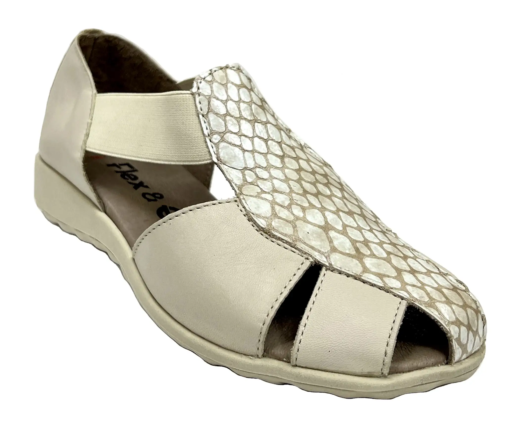 Flex & Go 63l Sd0746-1 dirty white sandal women