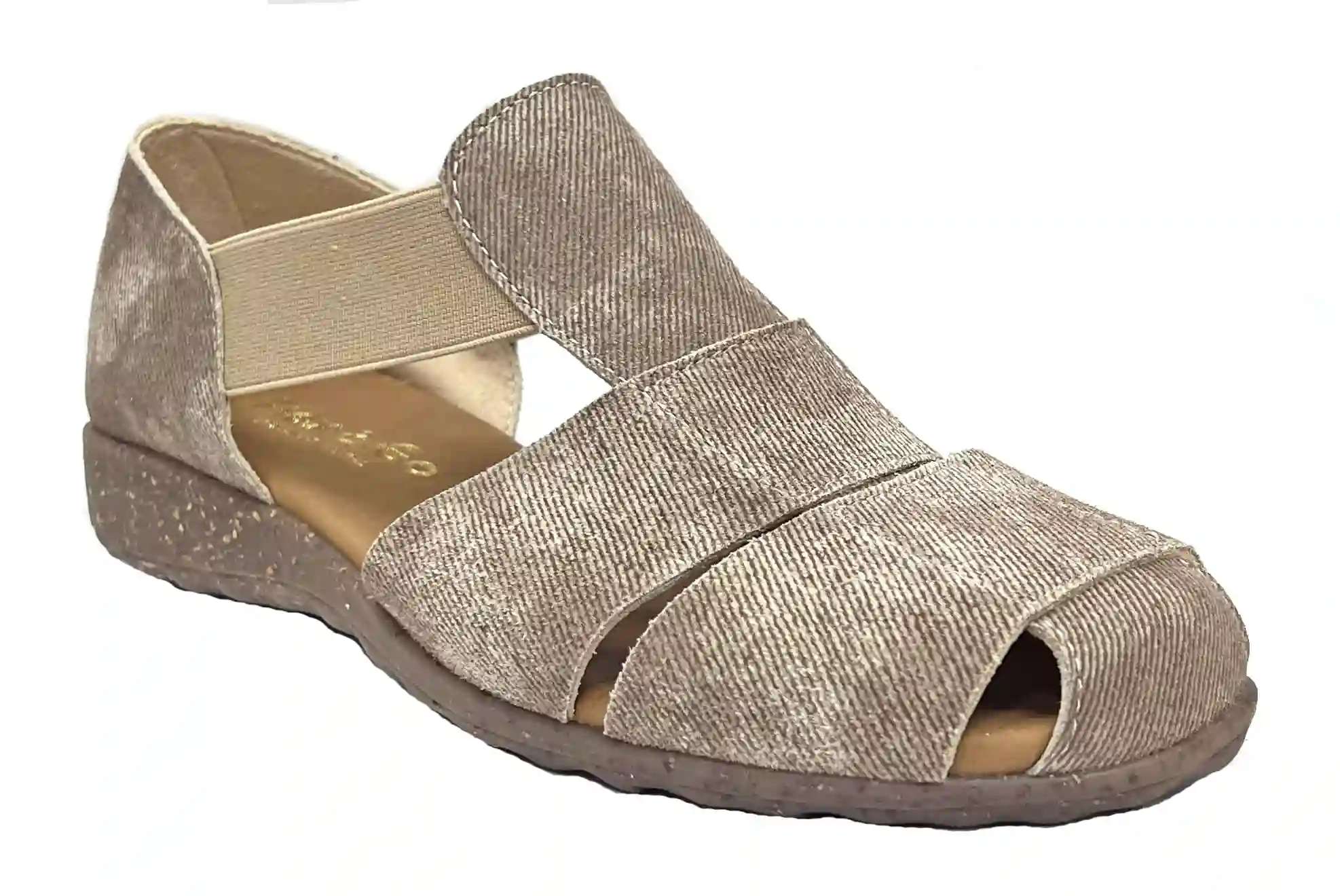 Flex&Go 87 SD1100 Alfa Tan Sandalia cerrada Mujer