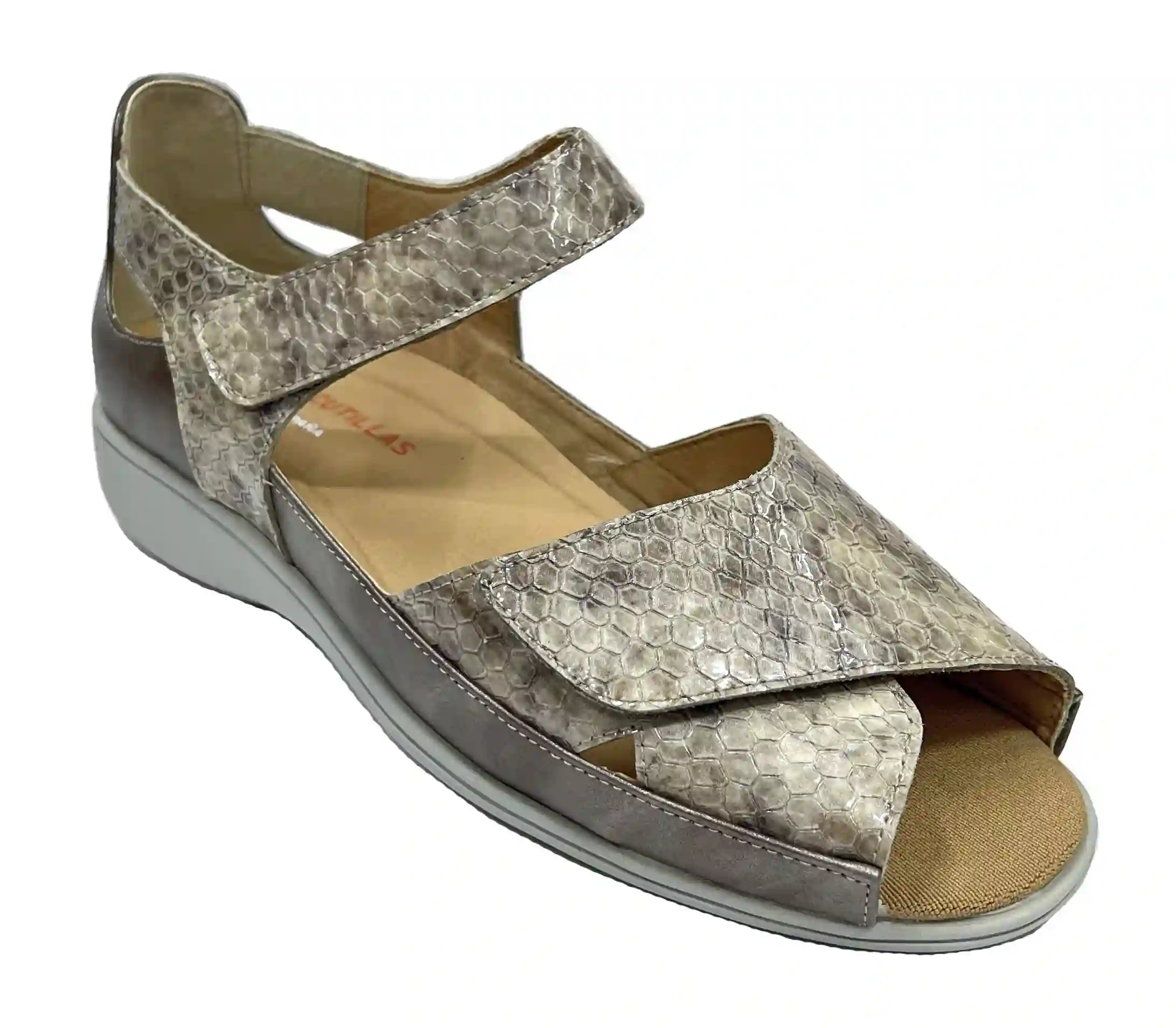 Doctor Cutillas 35 53711 Taupe Sandalia de Mujer Talón Cerrado