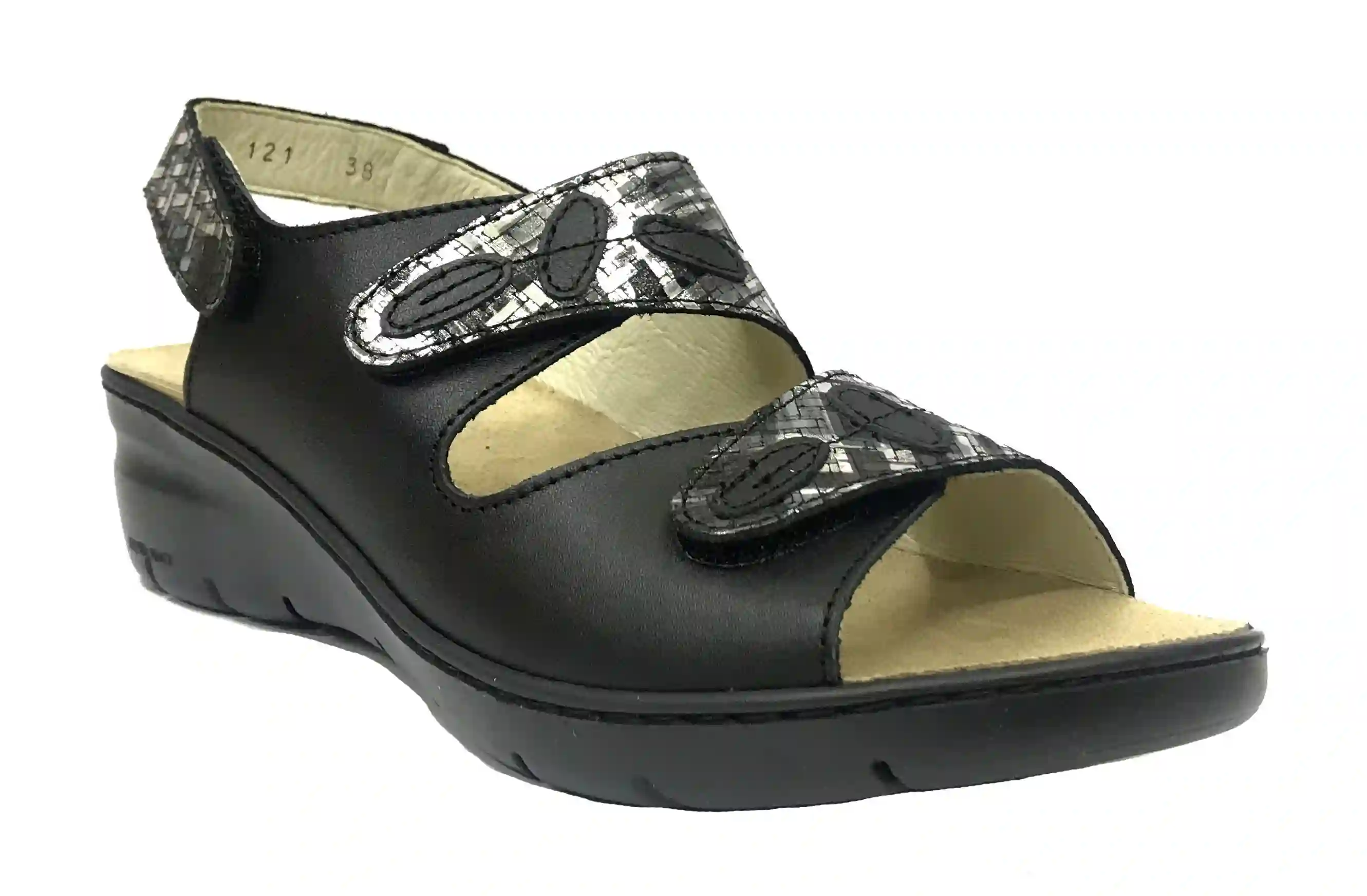 Comfort class 05 121 Black deer Sandalia Women