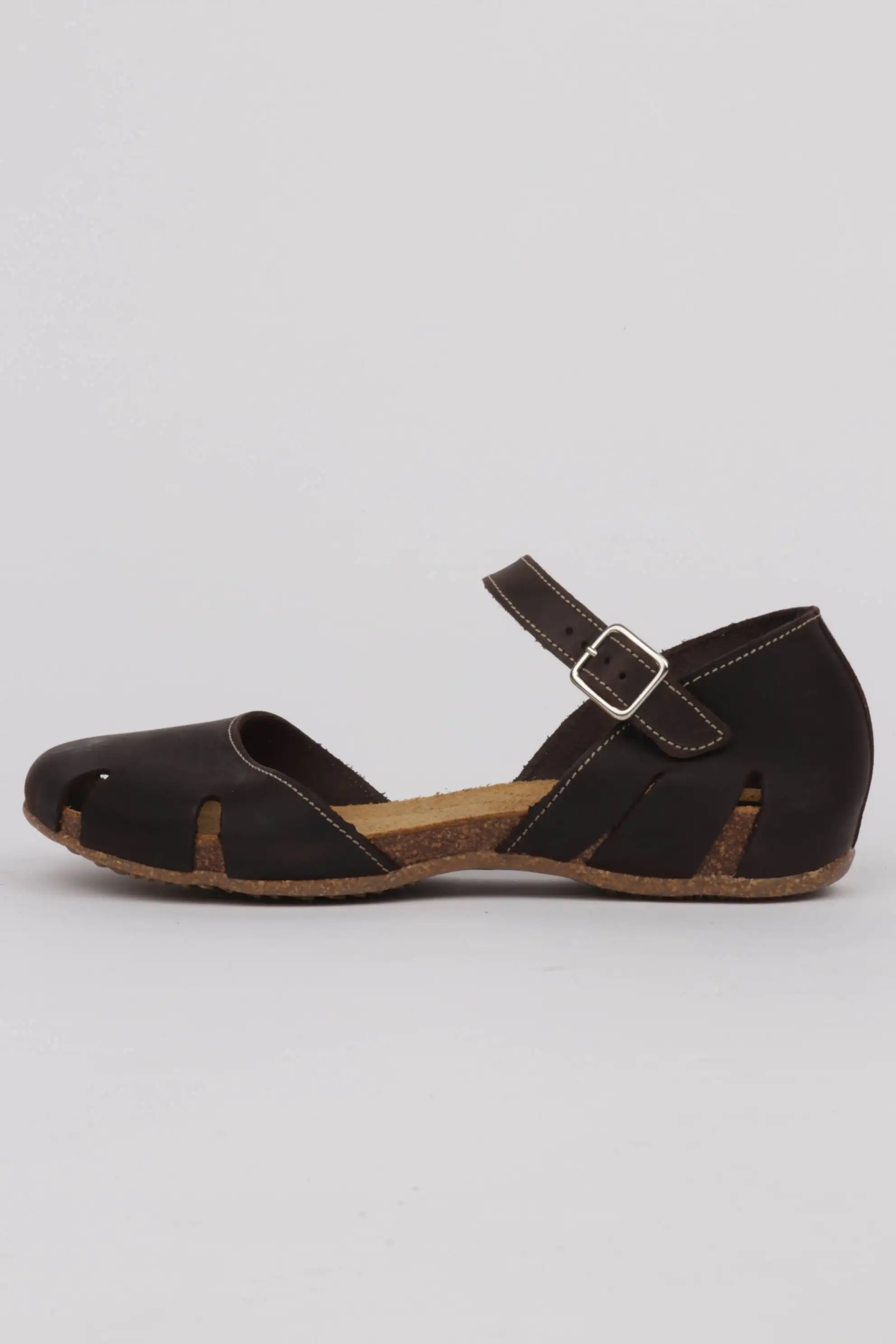Interbios Sandals Woman Toe and Closed Heel Color Brown