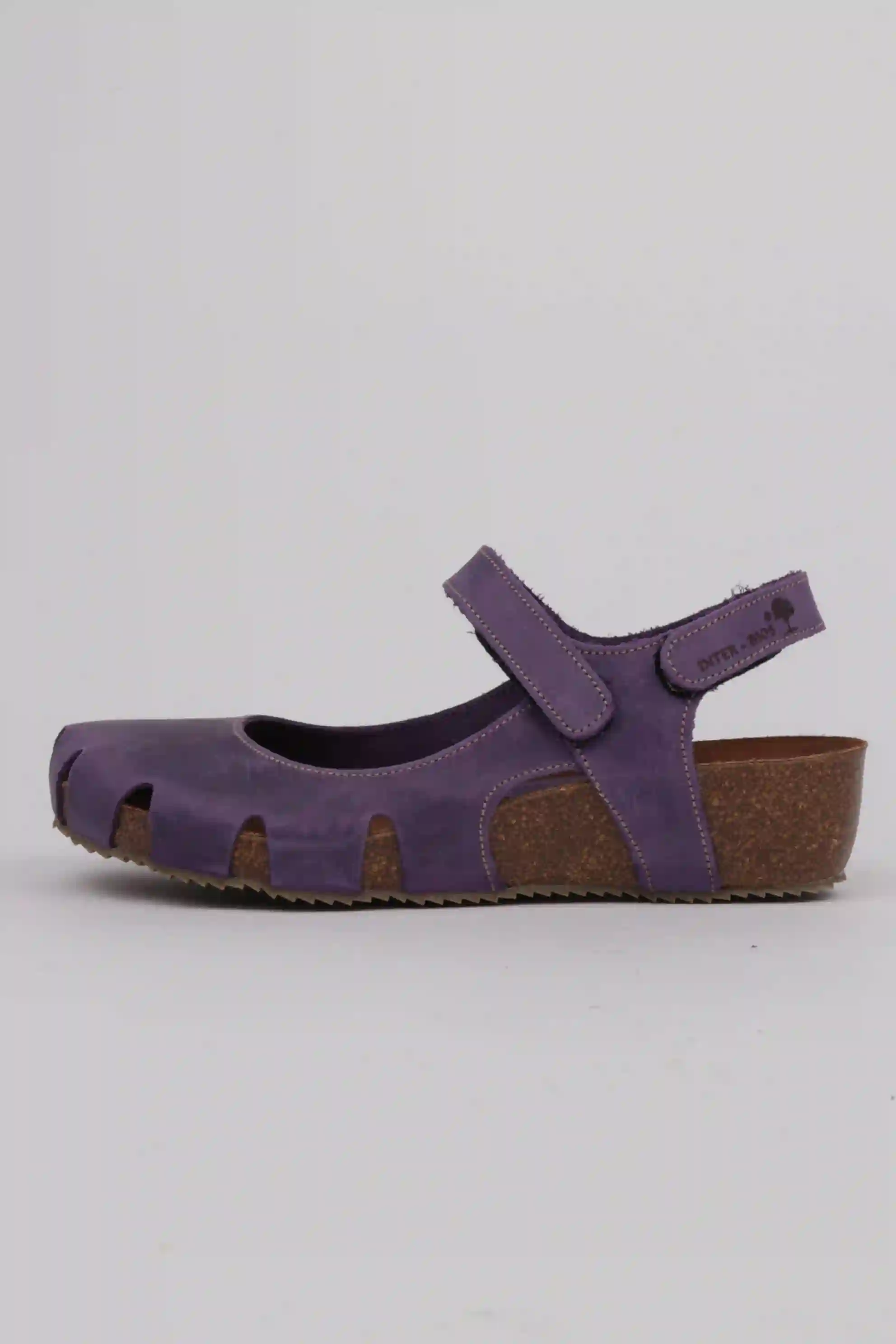 Interbios sandalias mujer puntera cerrada color lila