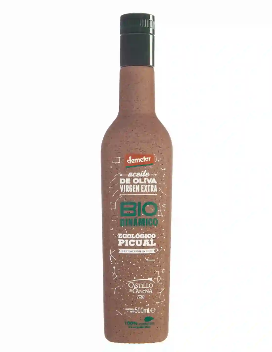 Castillo de Canena Biodinámico Picual - Botella de Vidrio 500 ml.
