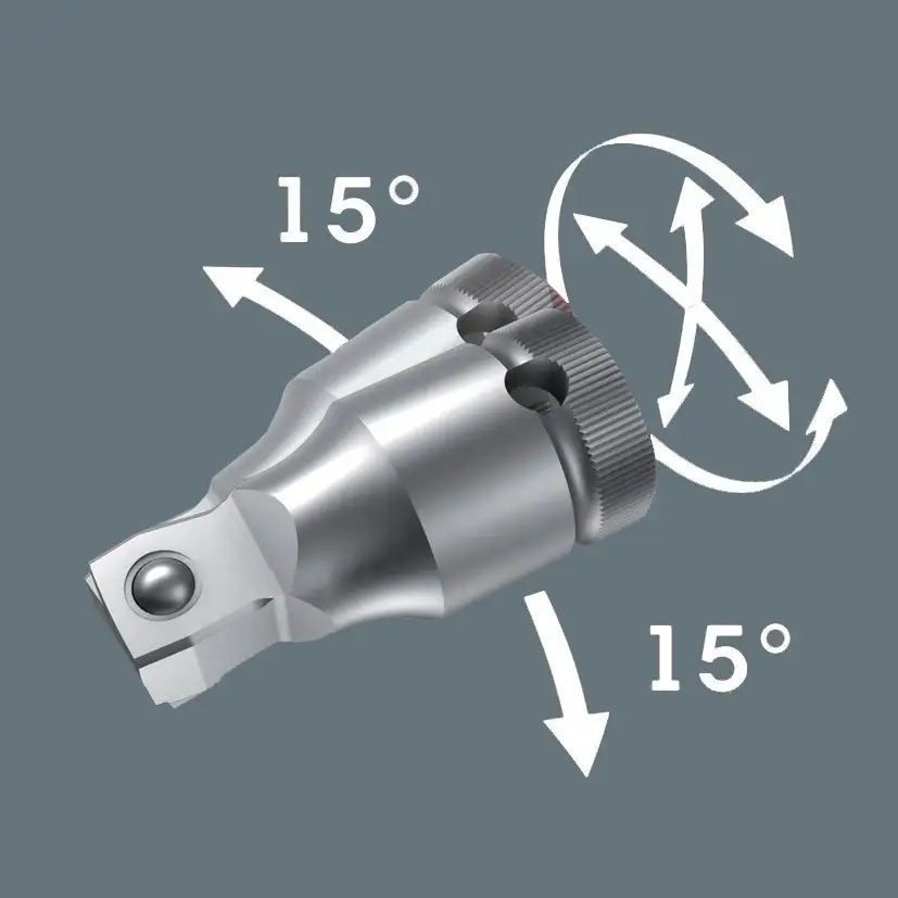tipo Wobble 3/8 8794 B Extensión Zyklop - Wera