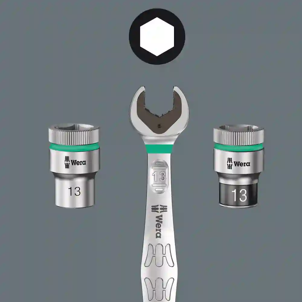 Vaso de punta Zyklop 1/4 8767 A TORX 20 x 28 mm - Wera