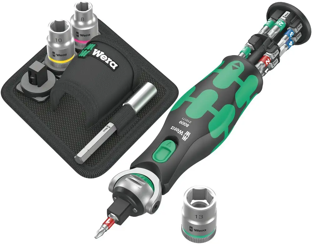 Accionamiento combinado especial 3/8 8009 Zyklop Pocket Set 2 - Wera