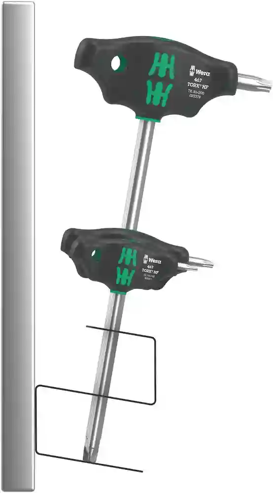 Juego de destornill. de mango T función de ret. 467/7 TORX HF Set 2 - Wera