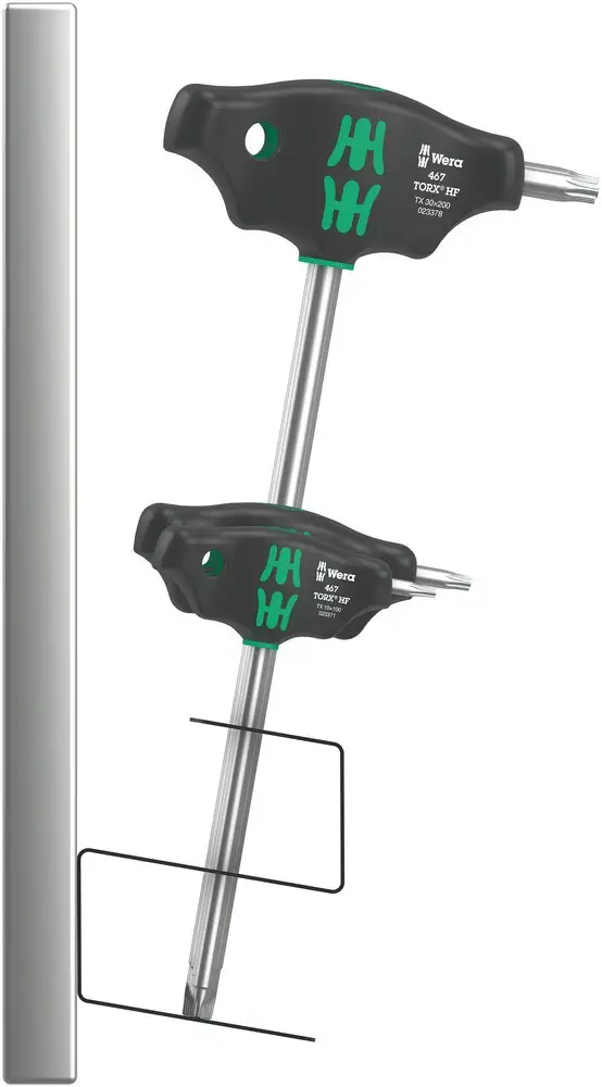 Juego de destornill. de mango T función de ret. 467/7 TORX HF Set 2 - Wera