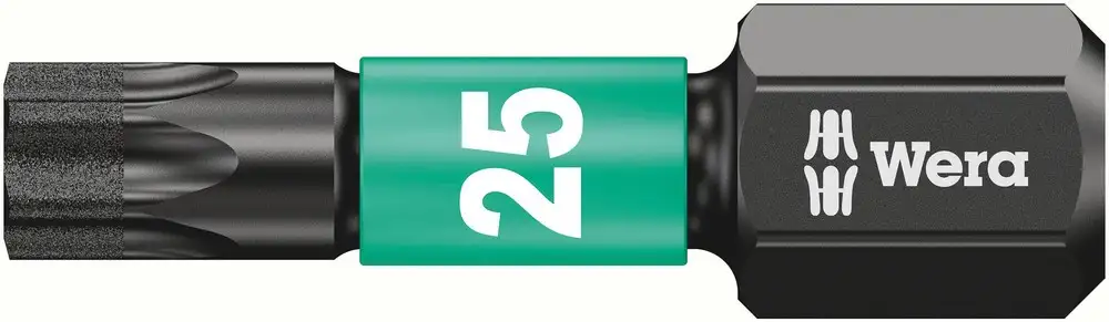 Puntas Impaktor TORX 10 piezas 867/1 IMP DC TORX 25 x 25 mm DIY-Box - Wera