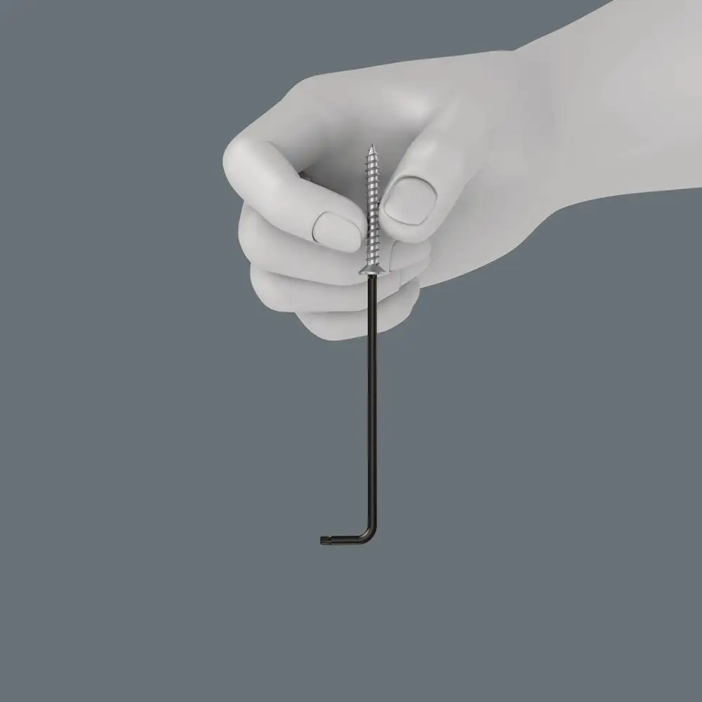 Llave acodada con función de sujeción BlackLaser 967 L TORX HF 20 - Wera
