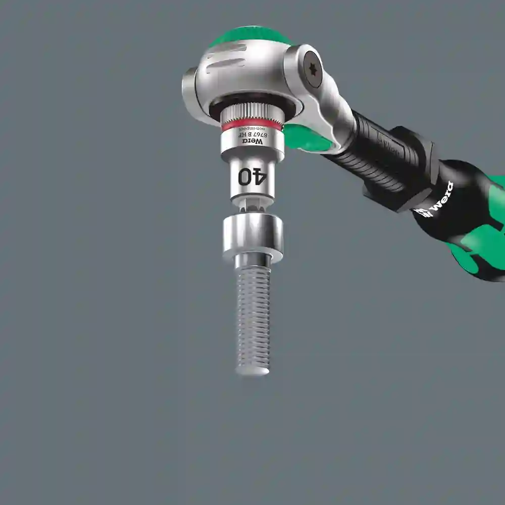 Vaso de punta Zyklop con función de retención 3/8 8767 B HF TORX 25 x 35 mm - Wera