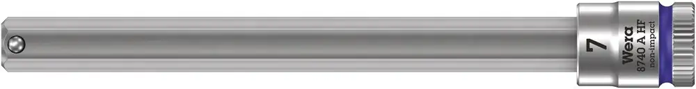 Vaso de punta Zyklop con función de retención 1/4 8740 A HF Hex-Plus 30 x 28 mm - Wera