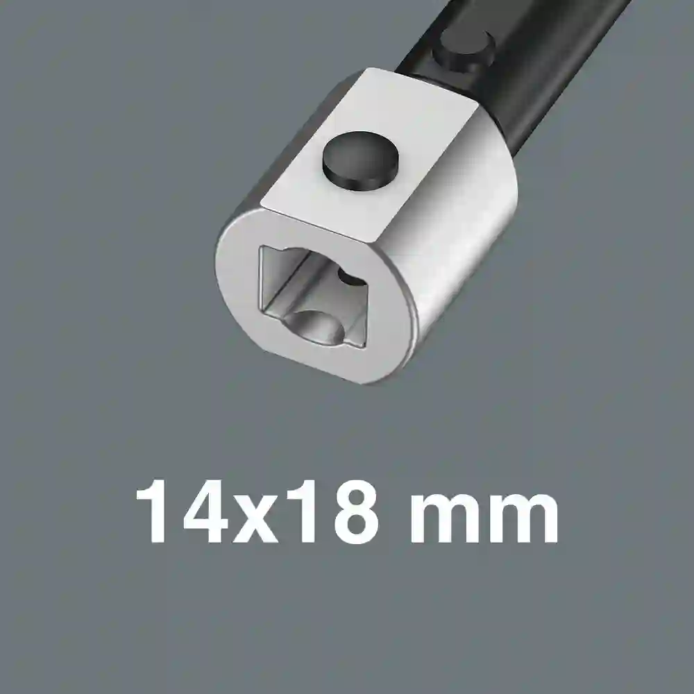 Llave de cuadradillo 7779/2 Adapter 14x18mm x 9x12mm - Wera
