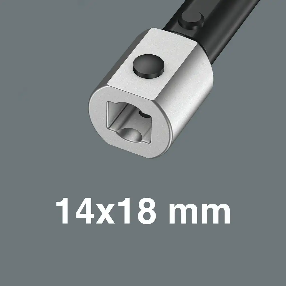 Llave de cuadradillo 7779/2 Adapter 14x18mm x 9x12mm - Wera