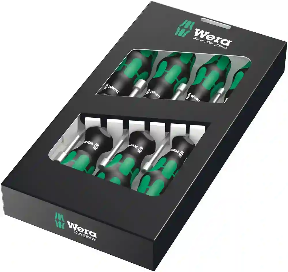 Juego de destornilladores Aprieta-Tuercas 395 HO/7 SM - Wera