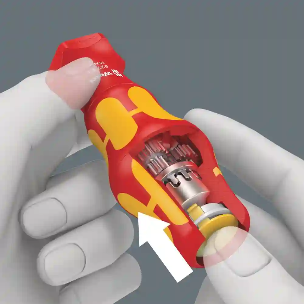 Conjunto con mango y varillas intercambiables Kraftform Kompakt Turbo i 1 - Wera