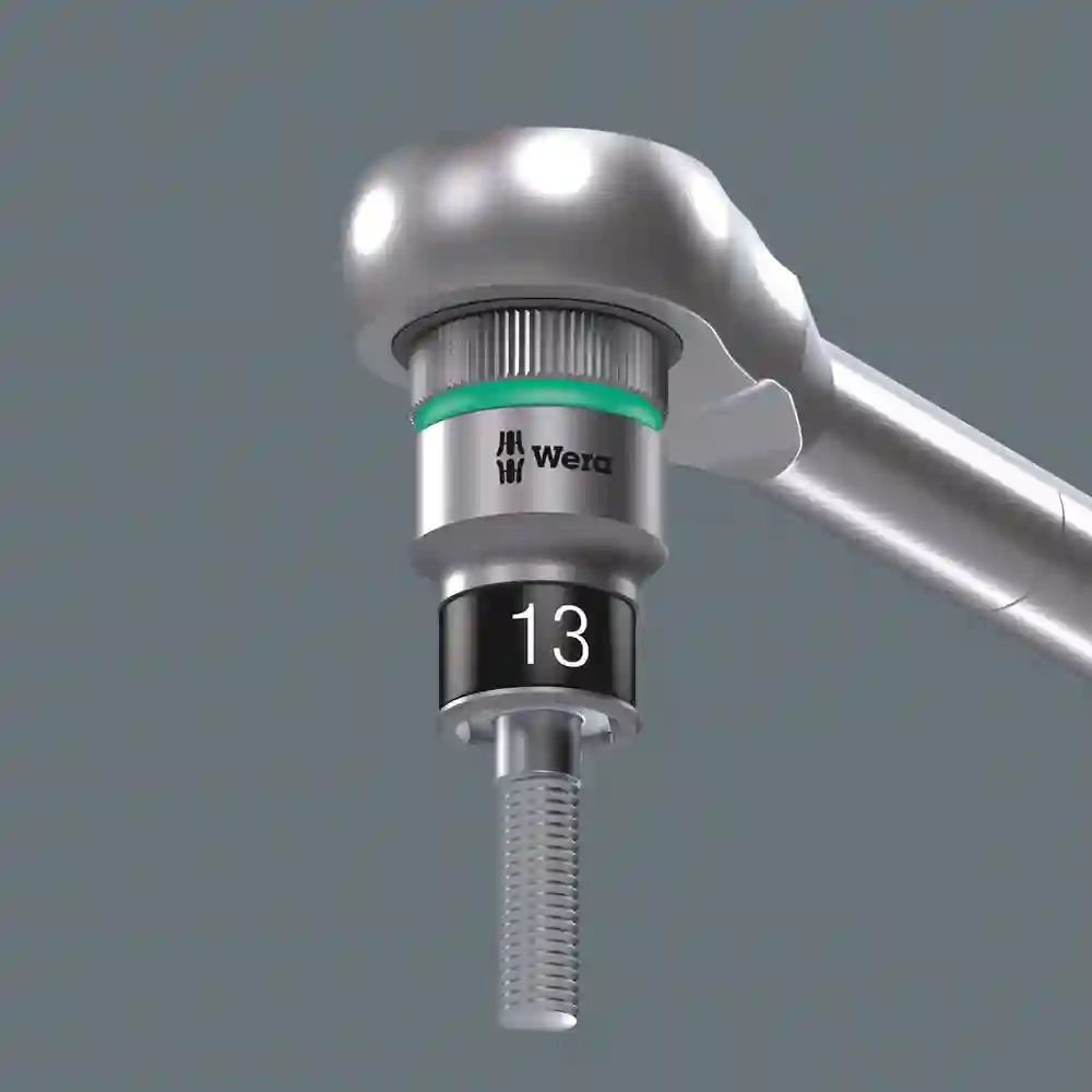 Llave de vaso Zyklop con función de sujeción 1/2 8790 HMC HF 180 - Wera
