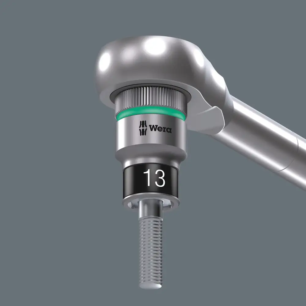 Llave de vaso Zyklop con función de sujeción 1/2 8790 HMC HF 180 - Wera