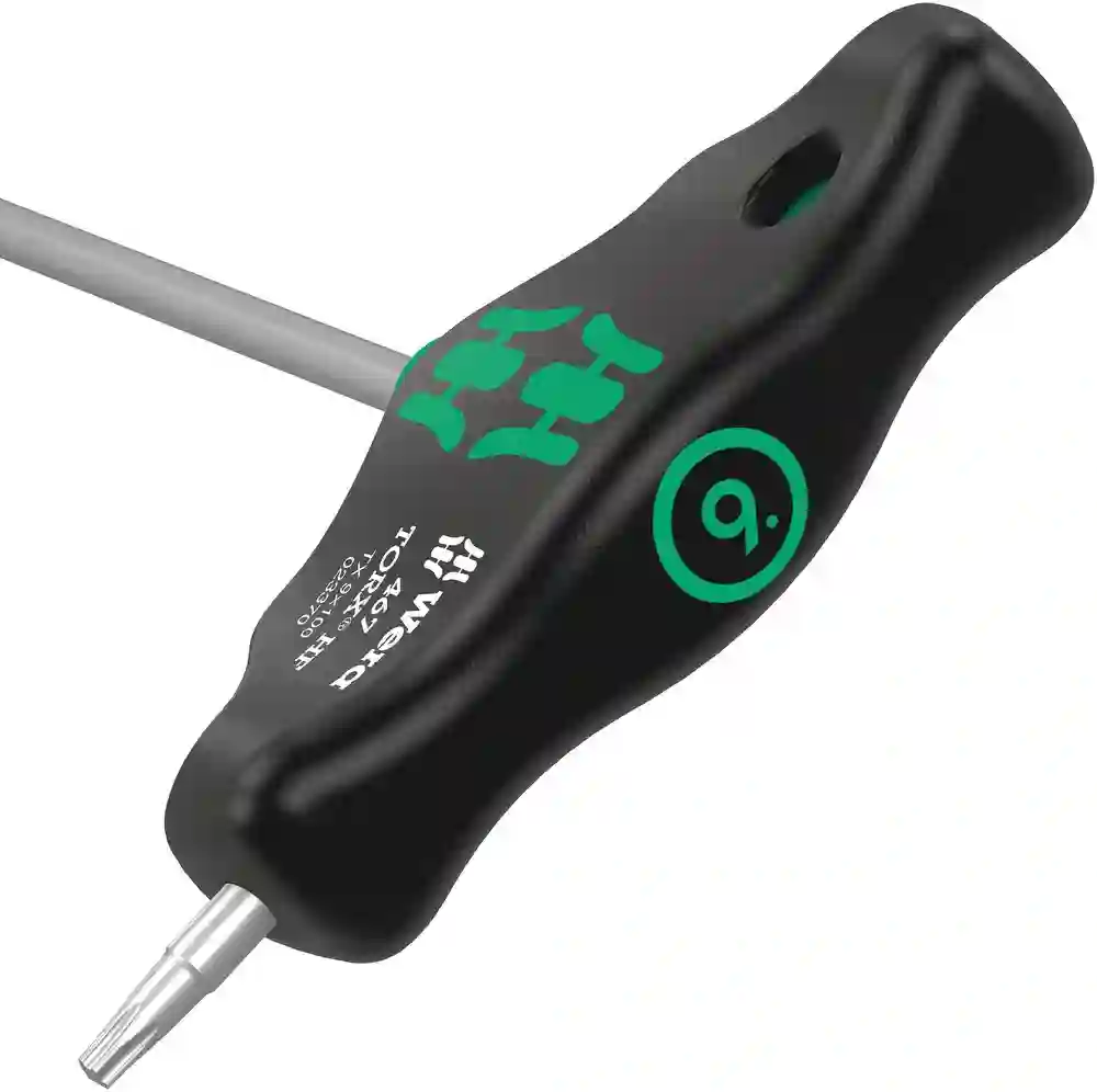Destornillador de mango T función de ret. 467 TORX HF 25 x 200 mm - Wera