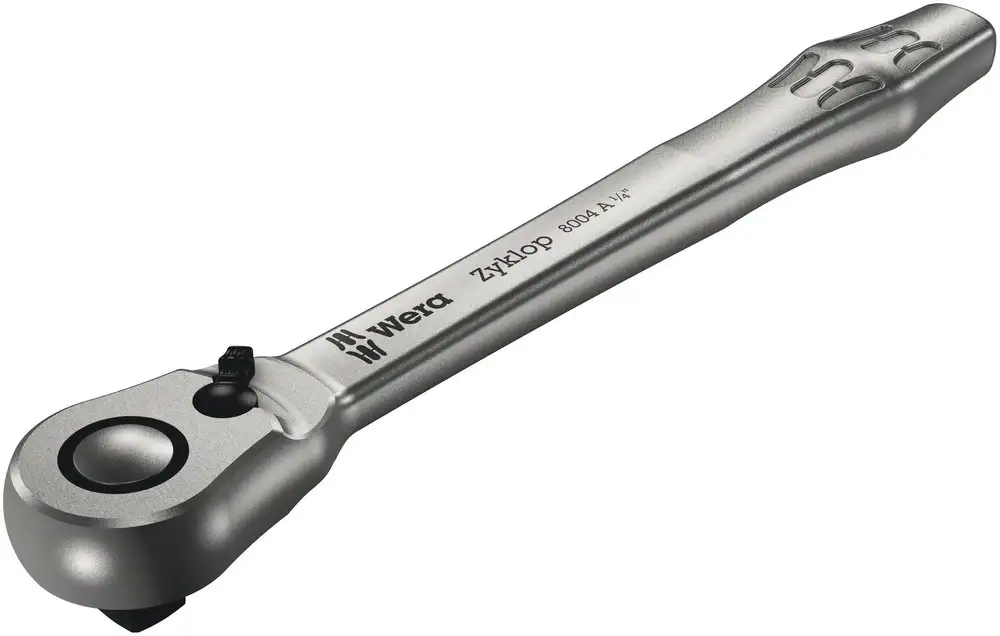 cuadr. 1/4 y con palanca de inversion de giro 8004 A Carraca Zyklop Metal - Wera