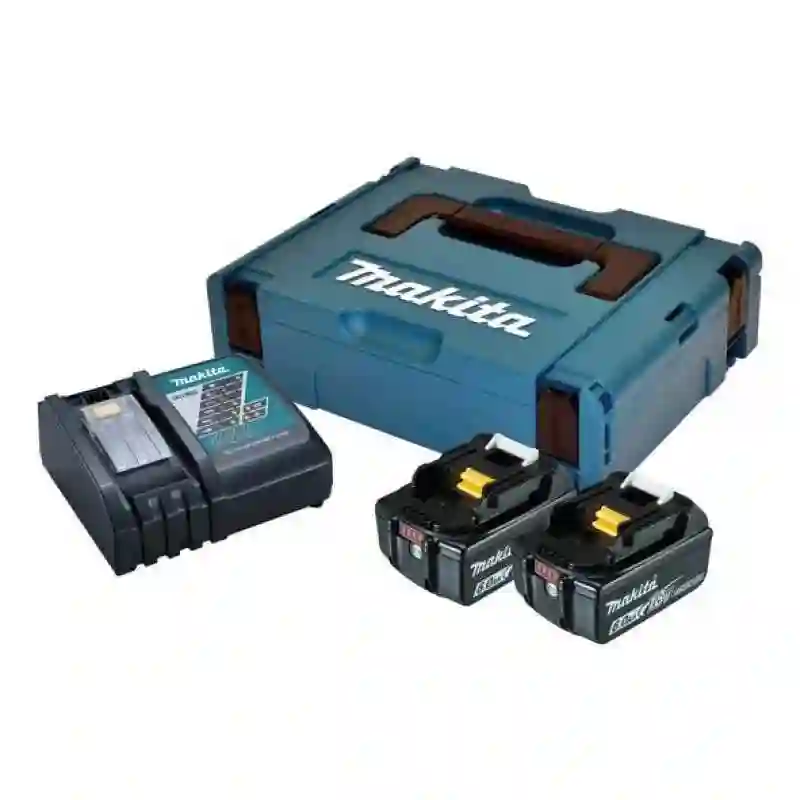 Kit de batería de 6,0 Ah BL1860Bx2 + cargador DC18RC Makita