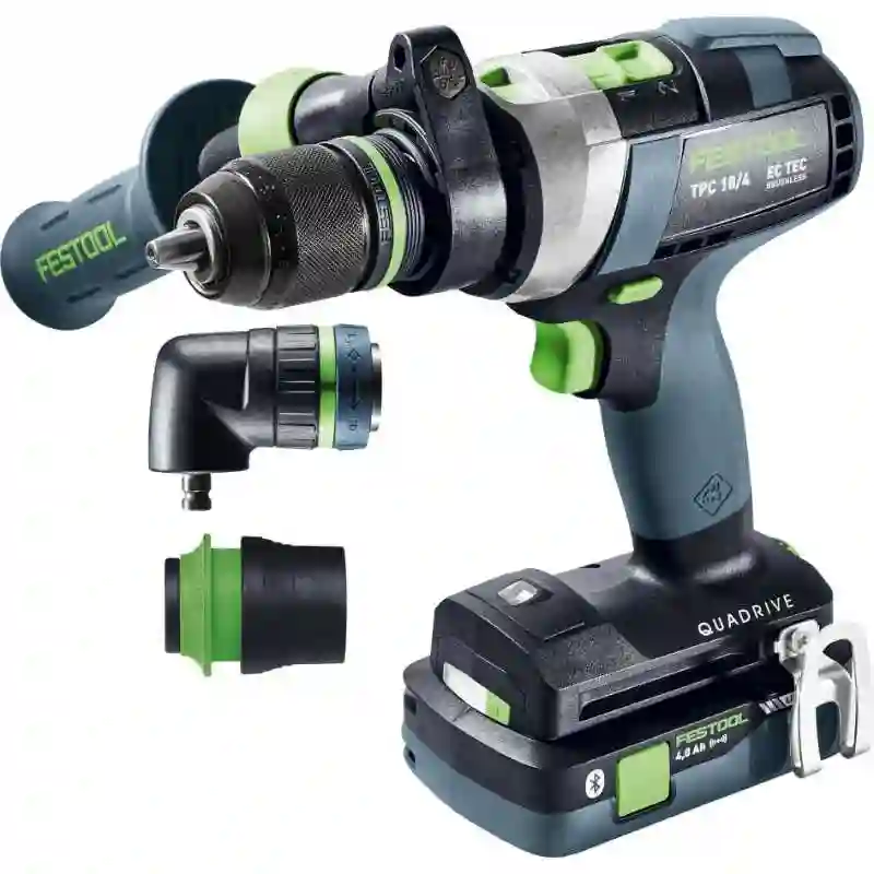 Taladro atornillador de percusión a batería TPC 18/4 52/40 I-Set - 577247 - Festool