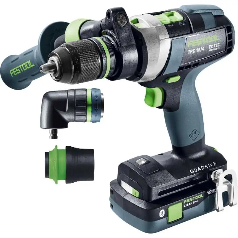 Taladro atornillador de percusión a batería TPC 18/4 52/40 I-Set - 577247 - Festool